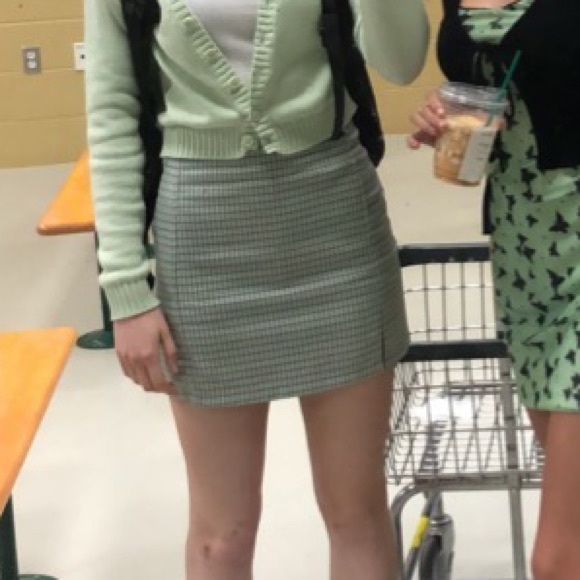 Brandy Melville Green Cara Skirt - Picture 4 of 4